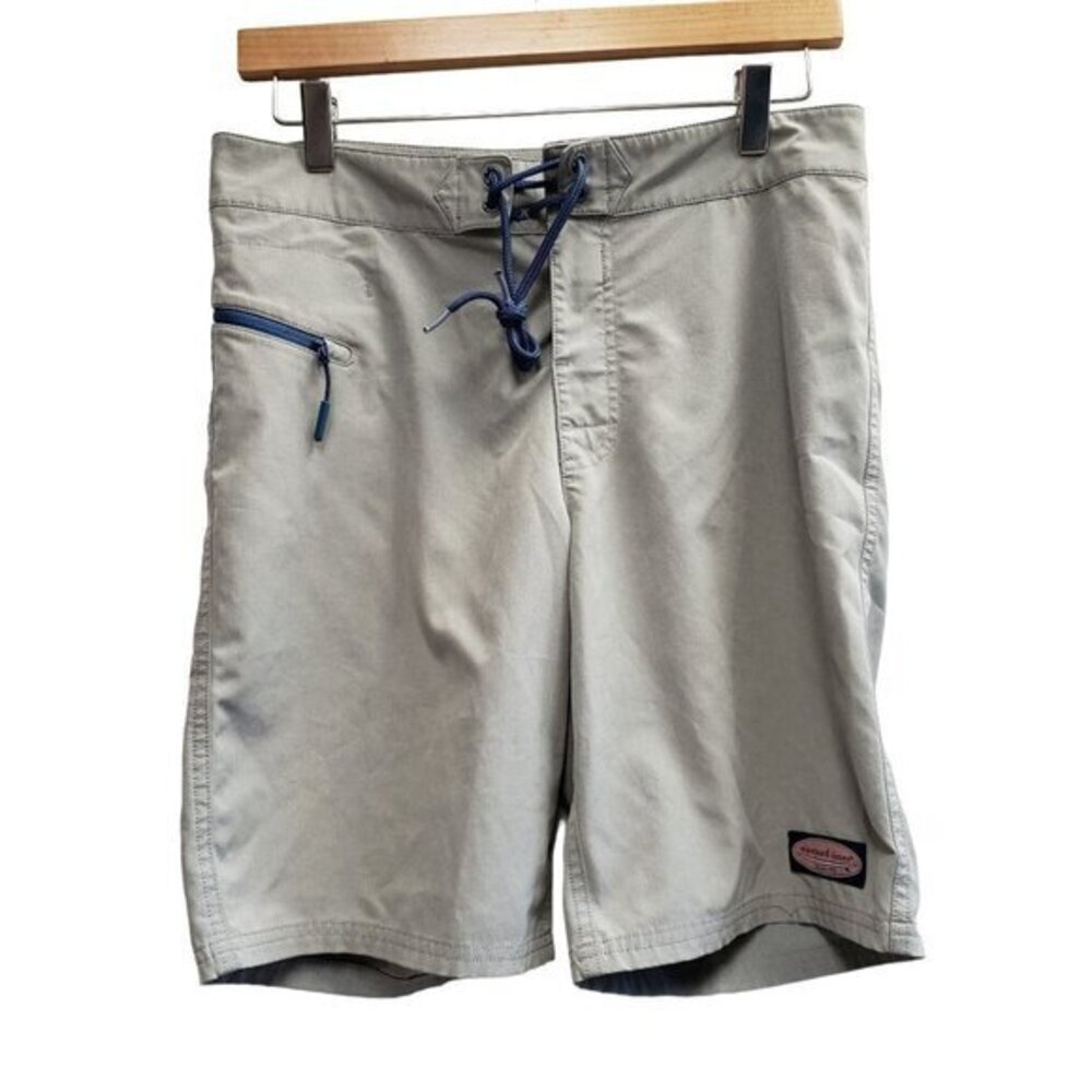 Vineyard Vines Mens Board‎ Shorts Size 28 Gray Pre-Owned